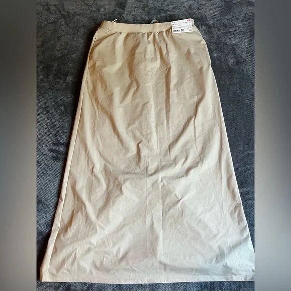 Uniqlo Skirts Uniqlo Airism Beige Extra Stretch Long Skirt